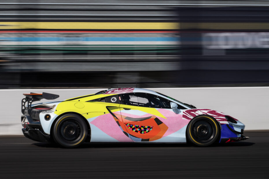 McLaren Artura GT4 designed by Mickalene Thomas