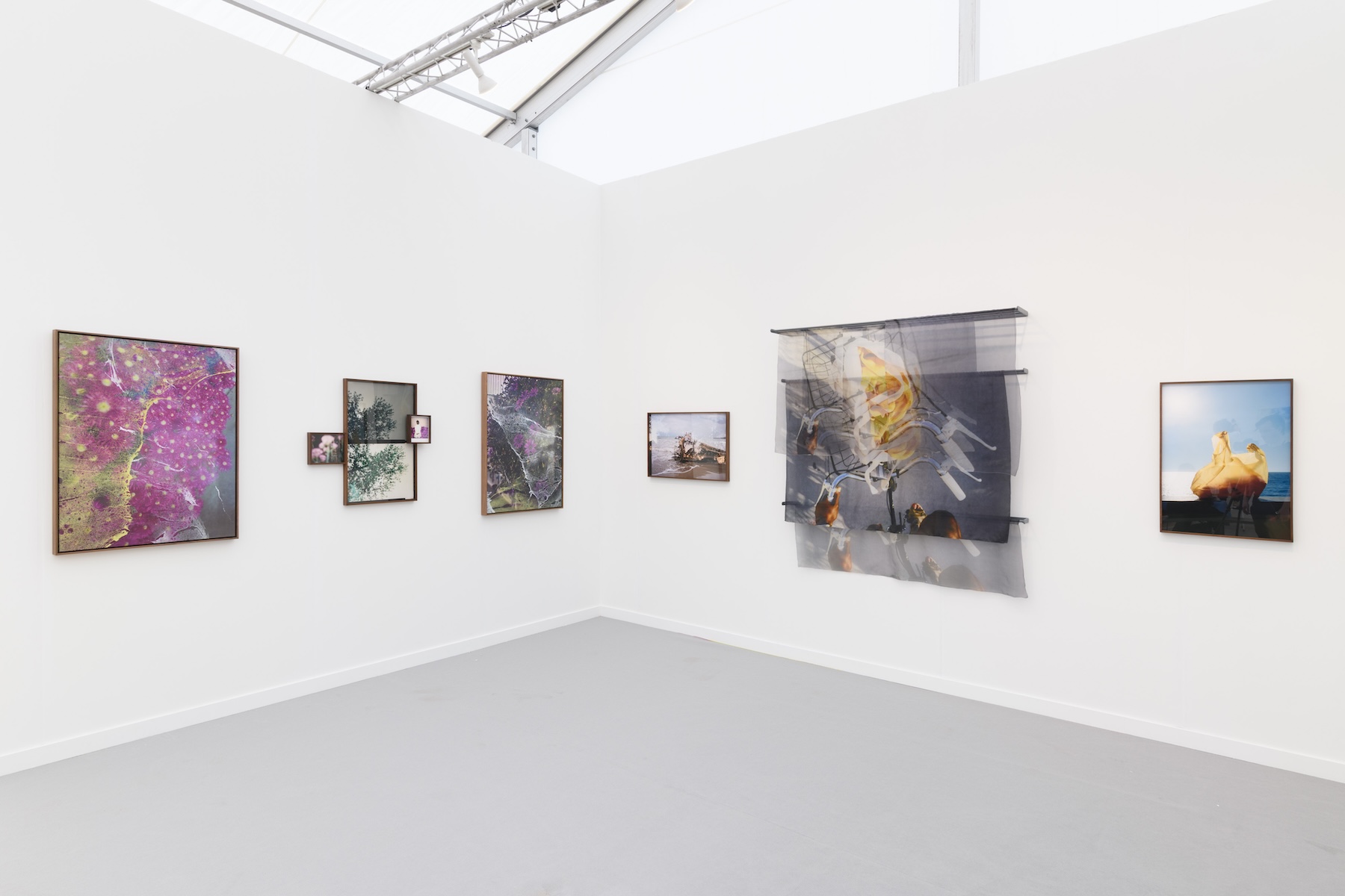 Installation view of Sow & Tailor at Frieze LA