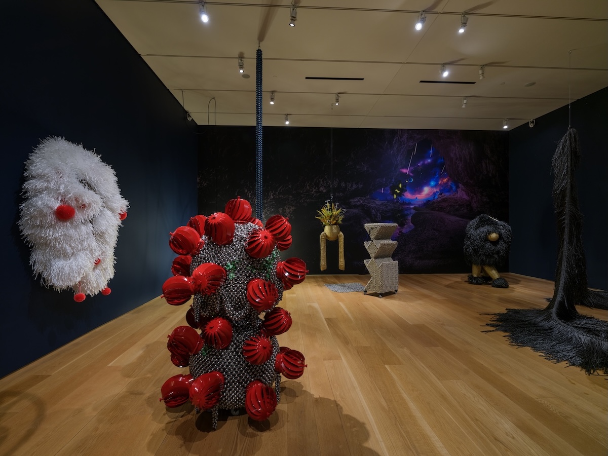 Installation view of