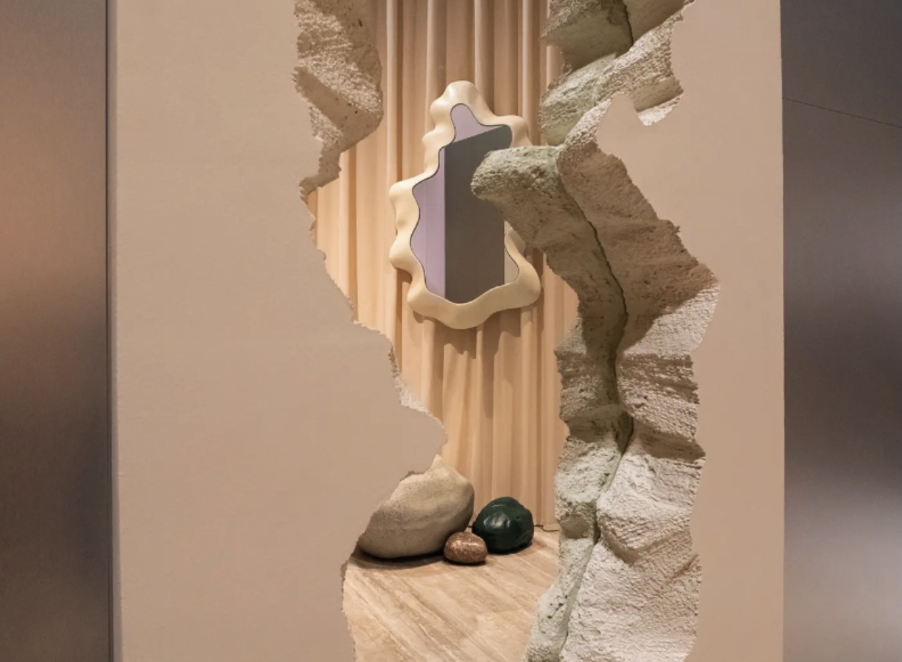 Installation view of Gufram.