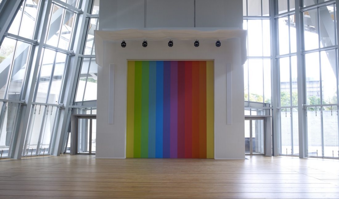 Installation Shot of Ellsworth Kelly's "Spectrum VIII," 2014, © Ellsworth Kelly Foundation