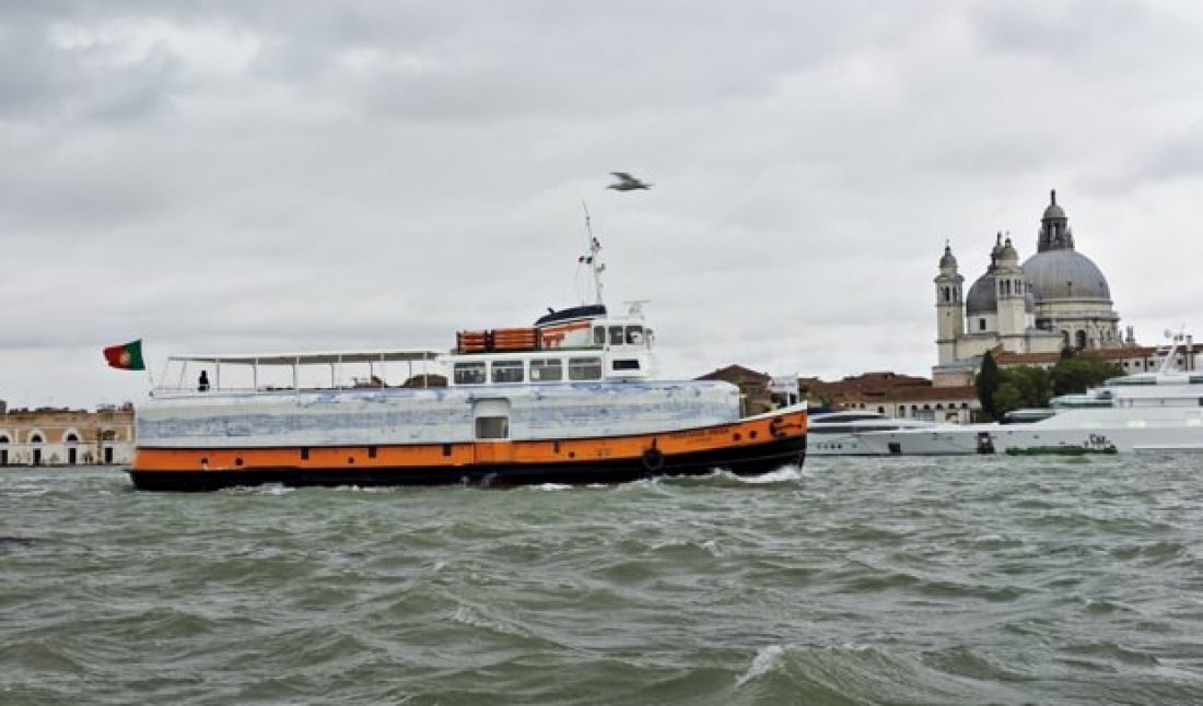 The Trafaria Praia ferryboat/work in Venice.