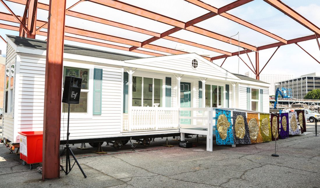 Mike Kelley’s Mobile Homestead at The Geffen Contemporary at MOCA, Los Angeles on May 29, 2014.  Photographer: Aleks Kocev /BFAnyc.com