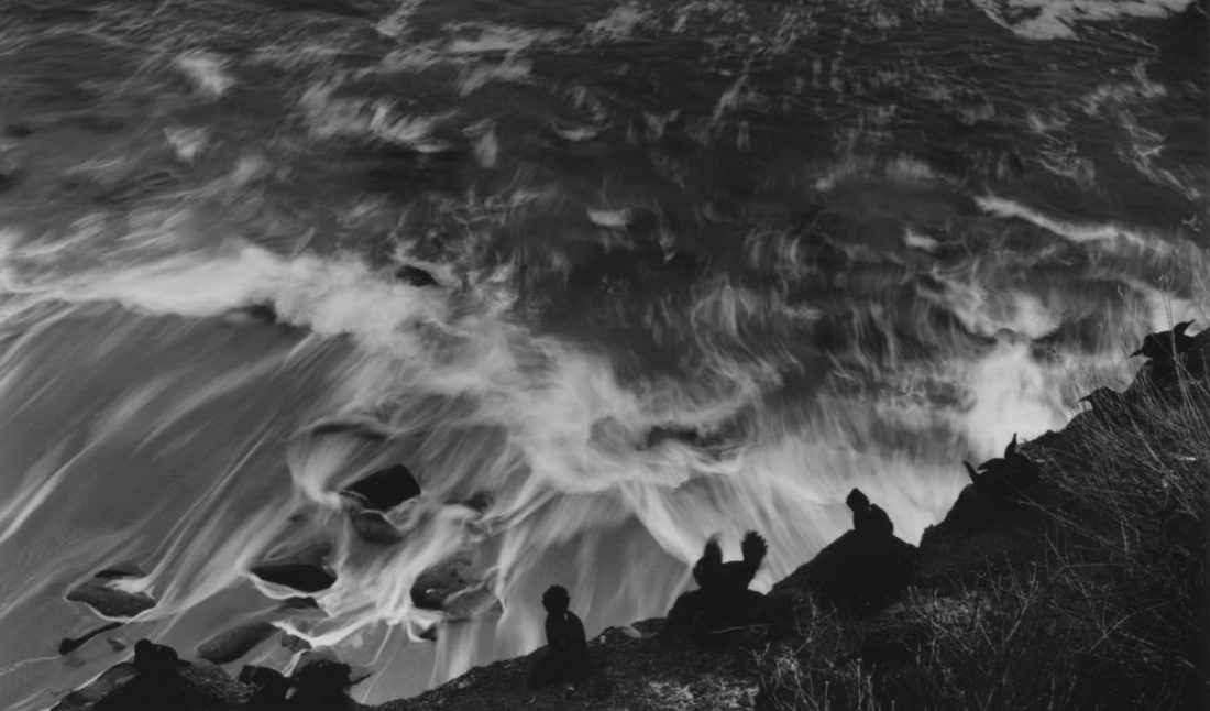 Thomas Joshua Cooper 
Point La Jolla
Late afternoon -
Remembering my mother's mother -
Lois Felts Roseman
La Jolla Bay and
The North Pacific
[San Diego County, California, USA, North America] 
2018/2019 
Selenium-and gold-tone chlorobromide gelatin silver
print; hand toned, printed and mounted by the artist 
30 x 40 in 
© Thomas Joshua Cooper
Courtesy of Los Angeles County Museum of Art.