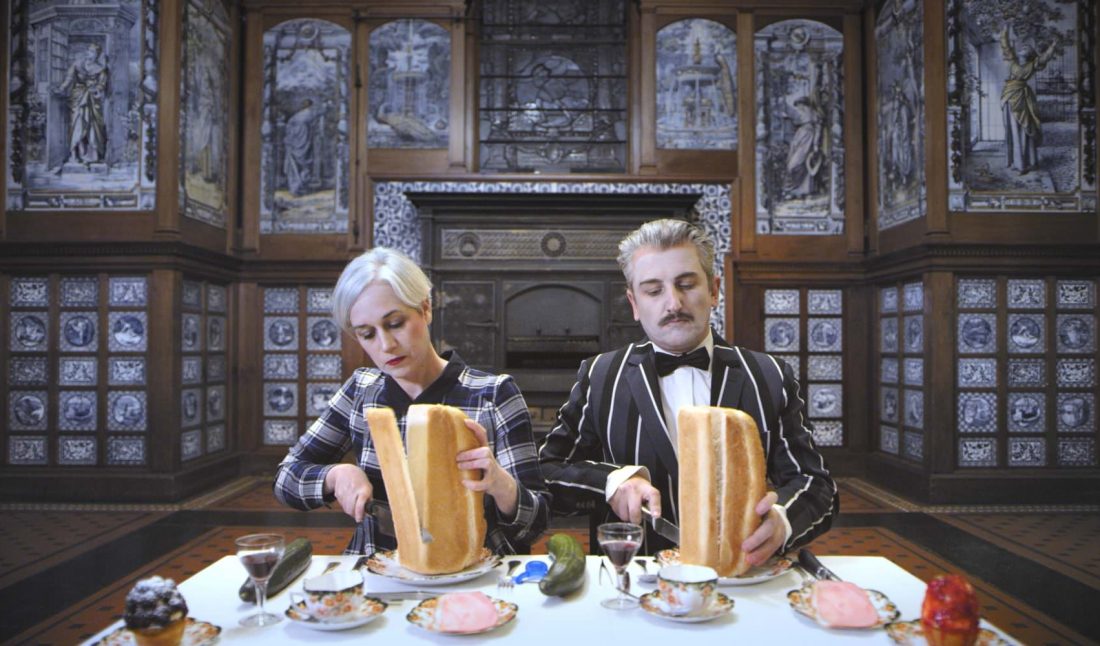 Food | RULES | tomorrow (film still) 
2019 
© honey & bunny
(Sonja Stummerer & Martin Hablesreiter) / Sebastian Arlamovsky 
Courtesy of the Victoria & Albert Museum.