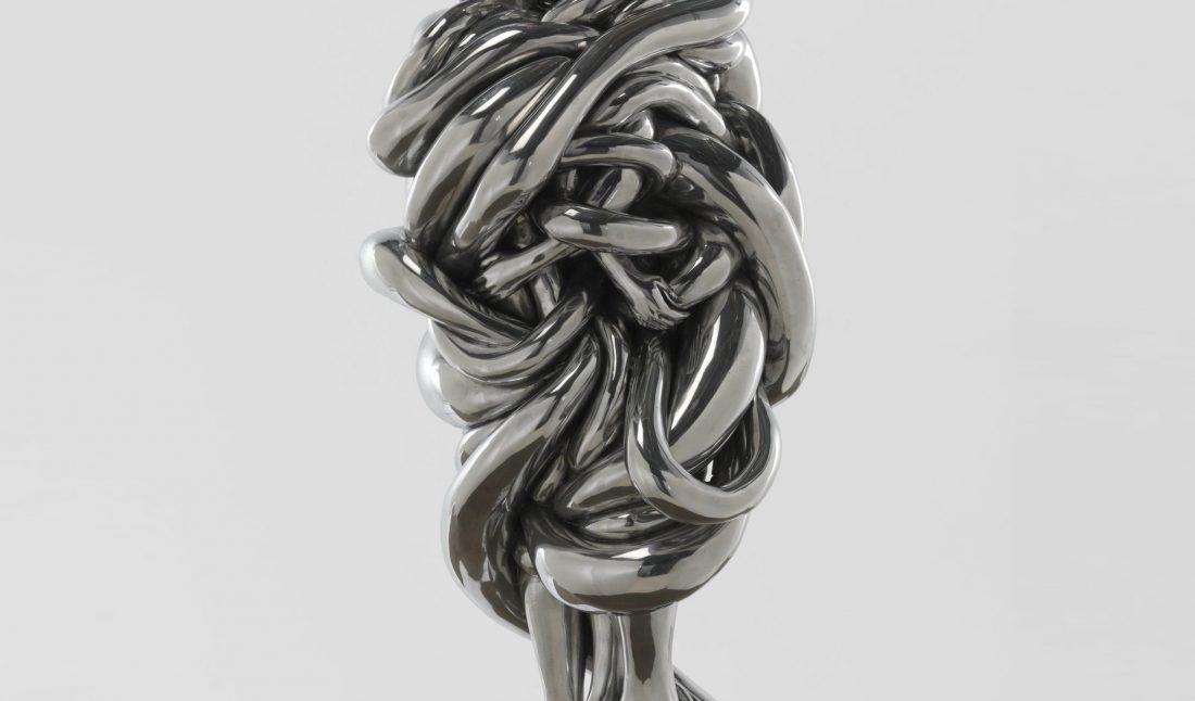 Louise BourgeoisThe Couple2007-09Cast and polished aluminum61 x 30 x 26 inches ©The Easton Foundation