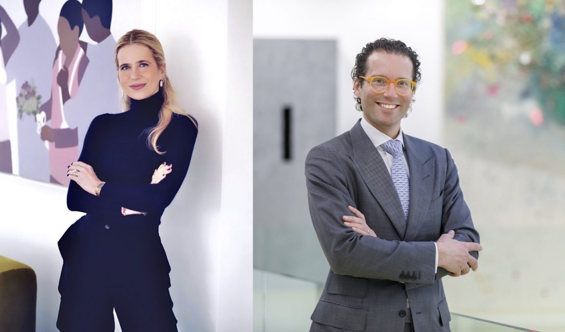 Top Basel Collectors, Christine Wuerfel Staussand Nicolas Syz.