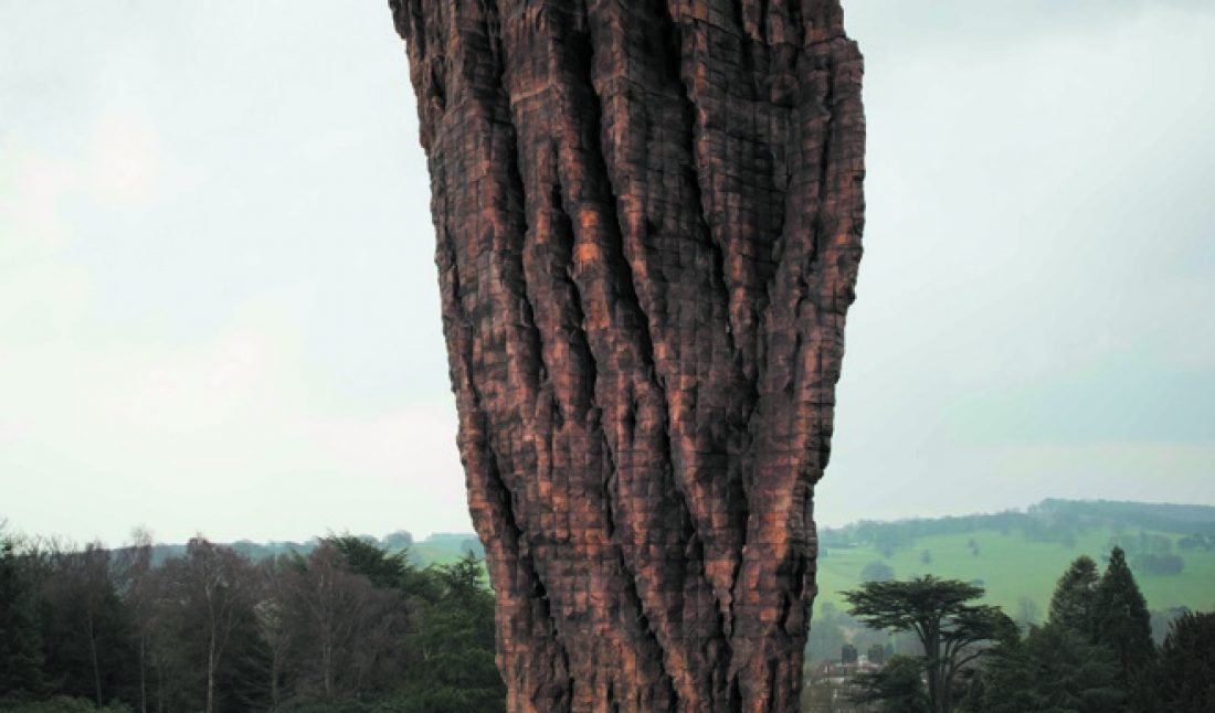 Ursula von RydingsvardPierwsza2012-14cedar and graphiteCourtesy the artist, Galerie Lelong and YSPPhoto Jonty Wilde