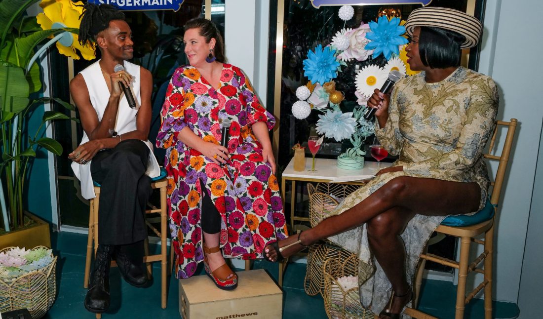 Jameel Mohammed, Zoe Bradley, and Earlecia Richelle with ST~GERMAIN