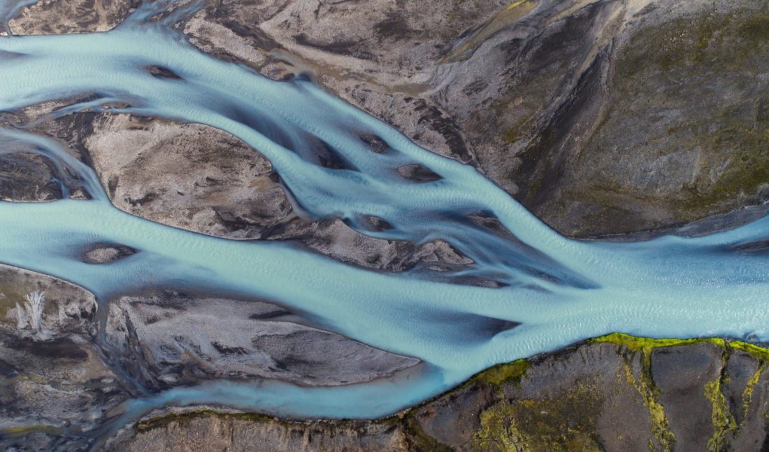 Aerial view of beach and ocean in Victoria, Australia, courtesy of Prada and UNESCO.